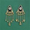 Antique Classic Earring With Matte Gold Plating