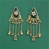 Antique Classic Earring With Matte Gold Plating