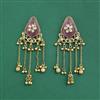 Antique Classic Earring With Matte Gold Plating
