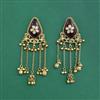 Antique Classic Earring With Matte Gold Plating