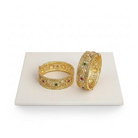 Antique Openable Bangles With Gold Plating