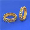 Antique Openable Bangles With Matte Gold Plating