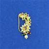 Antique Moti Nose Ring With Gold Plating