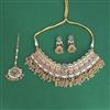 Antique Mukut Necklace Set With Gold Plating