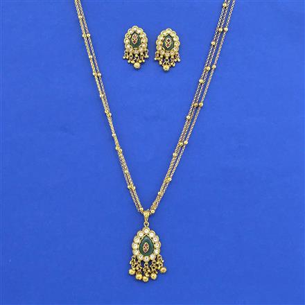 Antique Classic Pendant Set With Gold Plating