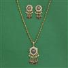 Antique Moti Pendant Set With Gold Plating