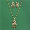Antique Moti Pendant Set With Gold Plating