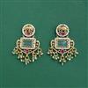 Antique Moti Earring With Matte Gold Plating