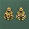 Antique South Indian Earring With Matte Gold Plating
