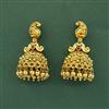 Antique South Indian Earring With Matte Gold Plating