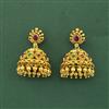 Antique Jhumki With Matte Gold Plating