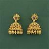 Antique Jhumki With Matte Gold Plating
