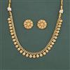 Antique Plain Gold Necklace With Gold Plating