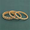 Antique Plain Gold Bangles With Gold Plating
