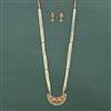 Antique Long Necklace Set With Gold Plating