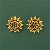 Antique South Indian Earring With Matte Gold Plating