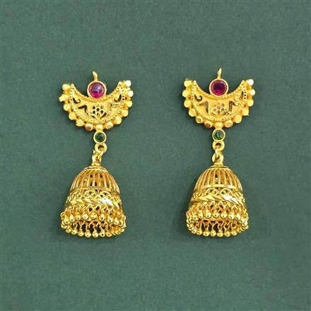 Antique Jhumki With Gold Plating