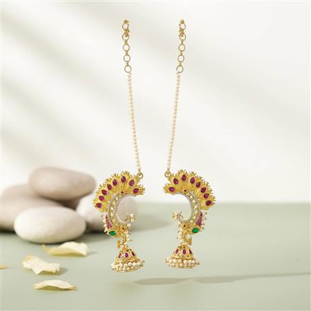 Antique Earcuff With Gold Plating