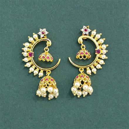 Antique Jhumki With Gold Plating