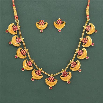Antique Classic Necklace Set With Gold Plating