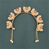 Antique Moti Hair Brooch With Gold Plating
