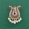 Antique Classic Hair Brooch With Gold Plating