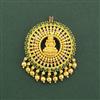 Antique Temple Hair Brooch With Gold Plating
