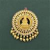 Antique Temple Hair Brooch With Gold Plating