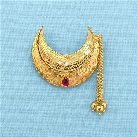Antique Classic Hair Brooch With Gold Plating