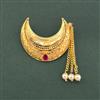 Antique Classic Hair Brooch With Gold Plating