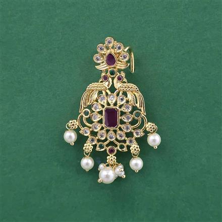 Antique Classic Hair Brooch With Gold Plating