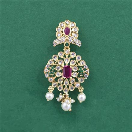 Antique Classic Hair Brooch With Gold Plating