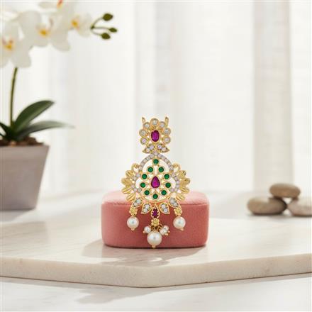 Antique Classic Hair Brooch With Gold Plating