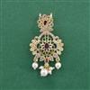 Antique Classic Hair Brooch With Gold Plating