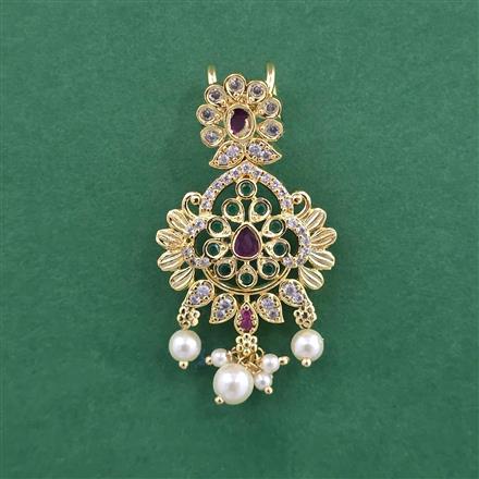 Antique Classic Hair Brooch With Gold Plating