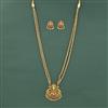 Antique South Indian Necklace With Matte Gold Plating