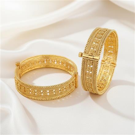 Antique Openable Bangles With Gold Plating