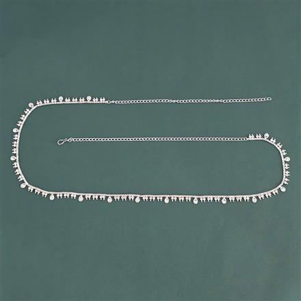 Antique Classic Belt With Rhodium Plating