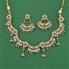 Antique Moti Necklace Set With Gold Plating