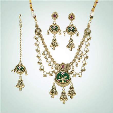 Antique Classic Necklace With Gold Plating