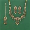 Antique Moti Necklace Set With Gold Plating