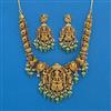 Antique South Indian Necklace With Matte Gold Plating