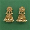 Antique Jhumki With Matte Gold Plating