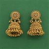 Antique Jhumki With Matte Gold Plating