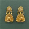 Antique Jhumki With Matte Gold Plating