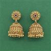 Antique Jhumki With Matte Gold Plating