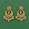 Antique Classic Earring With Matte Gold Plating