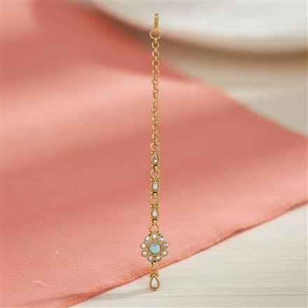 Antique Classic Tikka With Mehndi Plating