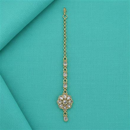 Antique Classic Tikka With Mehndi Plating