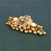 Antique Adjustable Ring With Matte Gold Plating